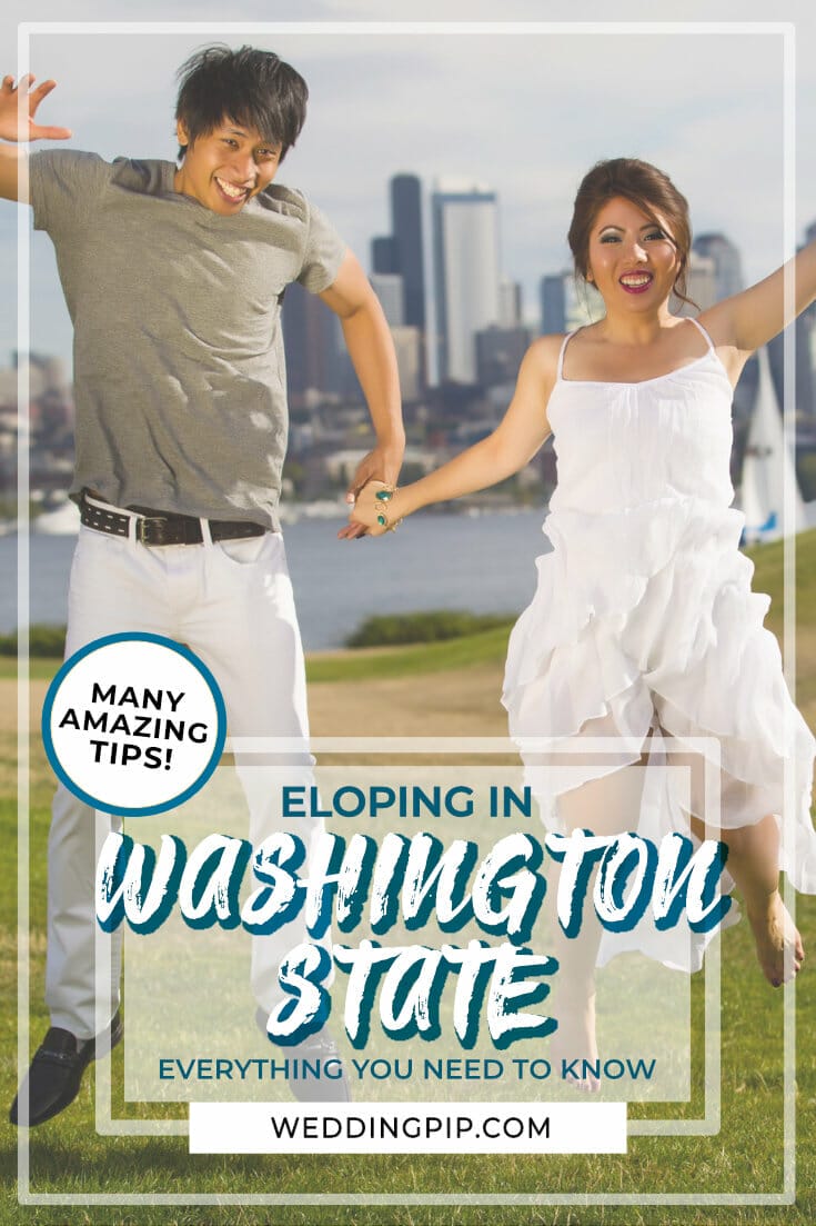 Dreaming of an elopement in Washington State? Be sure to check this ultimate guide on the costs, legal aspects, best vendors and locations! via @weddingpip