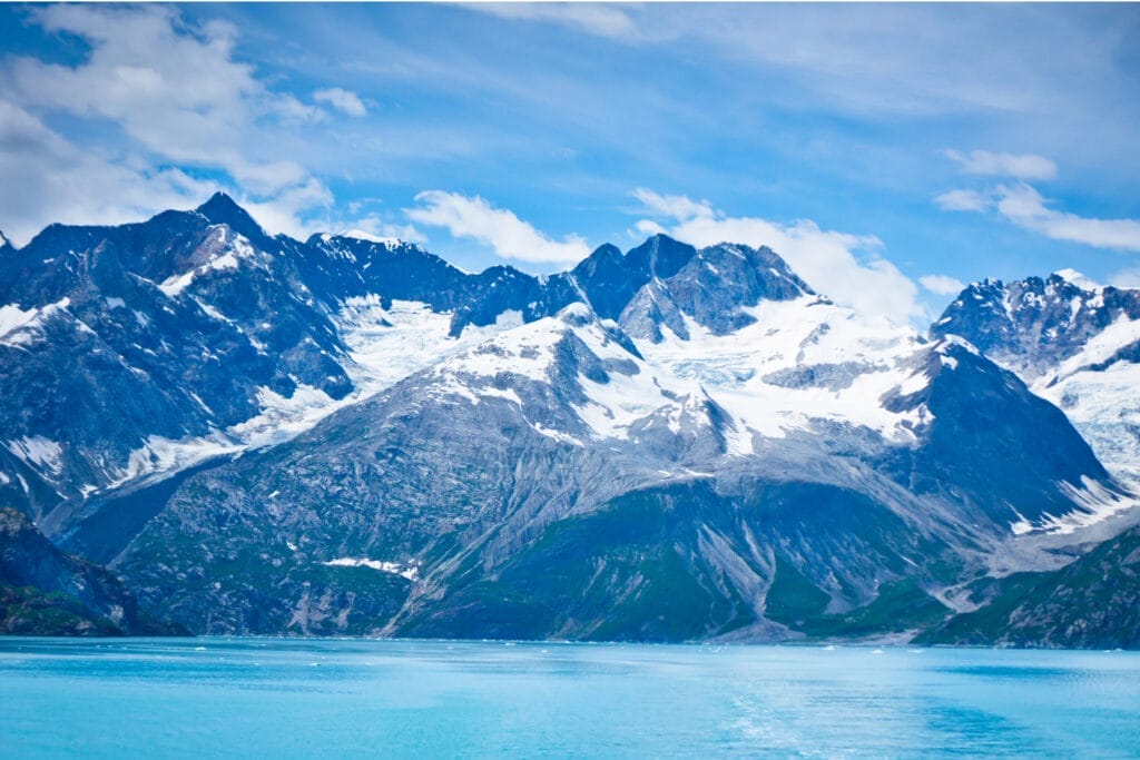 Blue Alaska lake