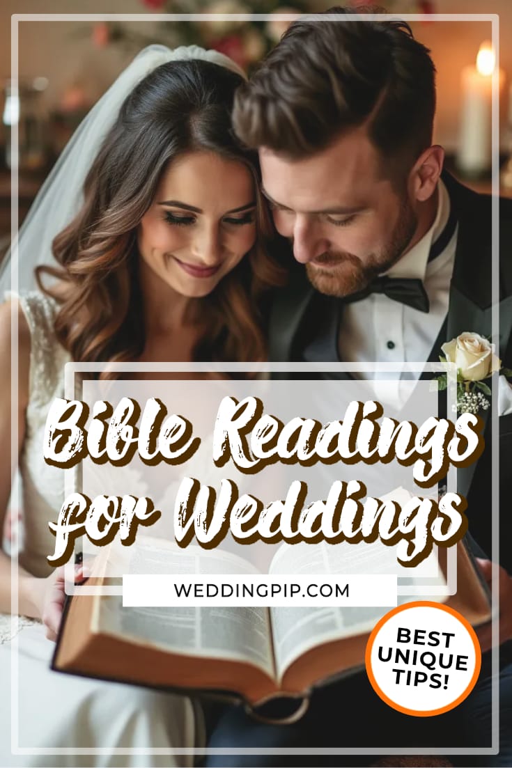 Unique Bible Readings for Weddings: A Comprehensive Guide for Couples via @weddingpip