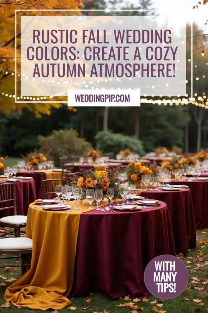 Fall Wedding Colors Pinterest Pin A (2) Fall Wedding Colors Pinterest Pin