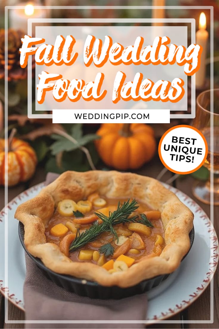 Delightful Fall Wedding Food Ideas: Crafting the Perfect Autumn Menu for Your Big Day via @weddingpip