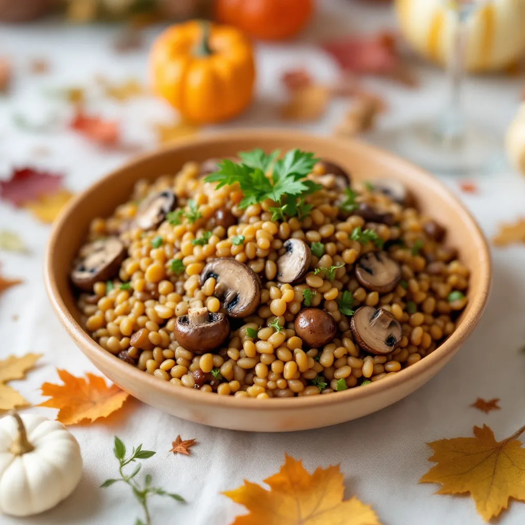 Autumn wedding food ideas on a budget (1) Mushroom dish at a wedding