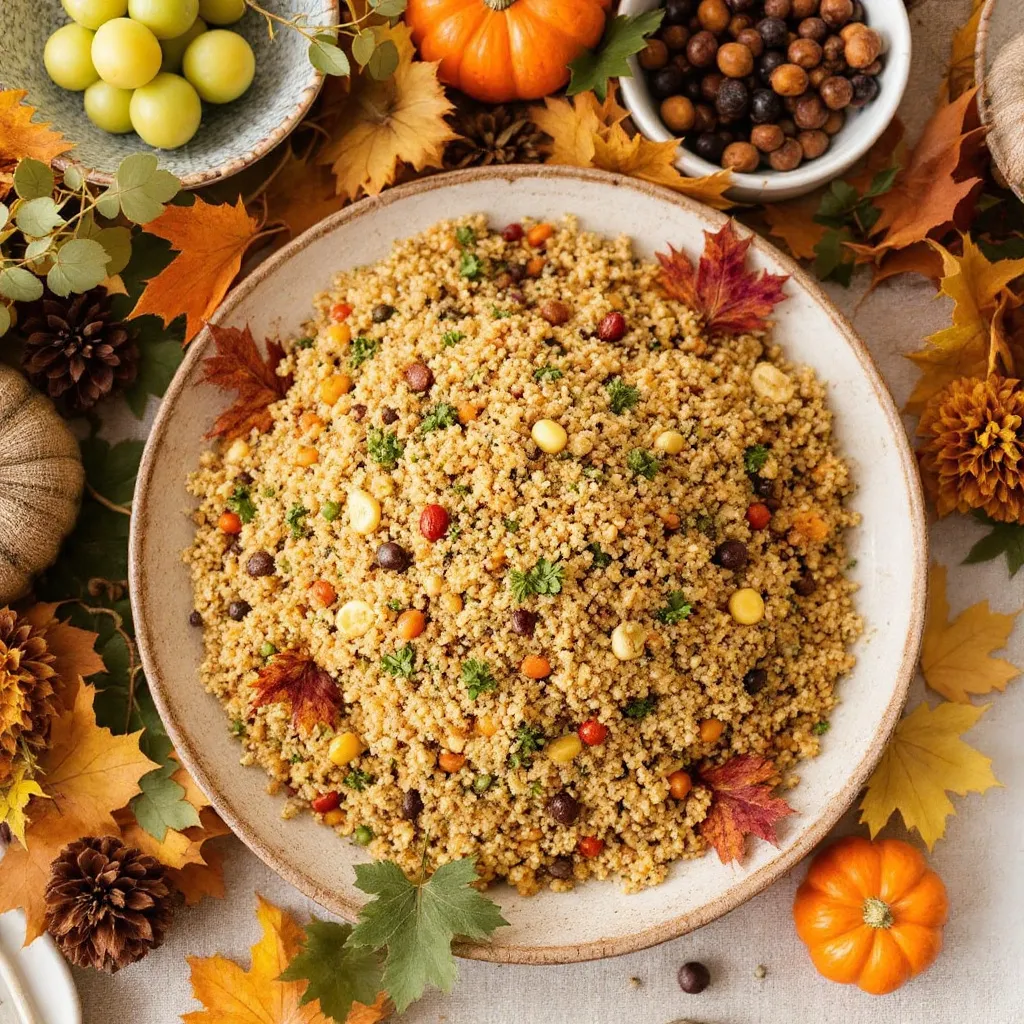 Autumn wedding food ideas on a budget (2) Cheap quinoa pilaf at wedding