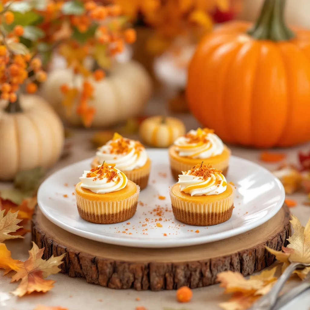 Cheap fall wedding food ideas (2) Pumpkin mini cupcakes at a budget fall wedding