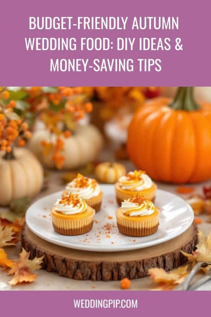 Fall Wedding Food Ideas on a Budget Pinterest Pin (5) Fall Wedding Food Ideas on a Budget Pinterest Pin
