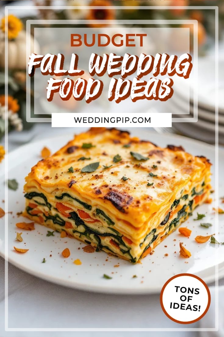 Discover budget-friendly fall wedding food ideas! 🍂 Affordable catering inspiration for a beautiful autumn celebration. 🍽️✨ via @weddingpip