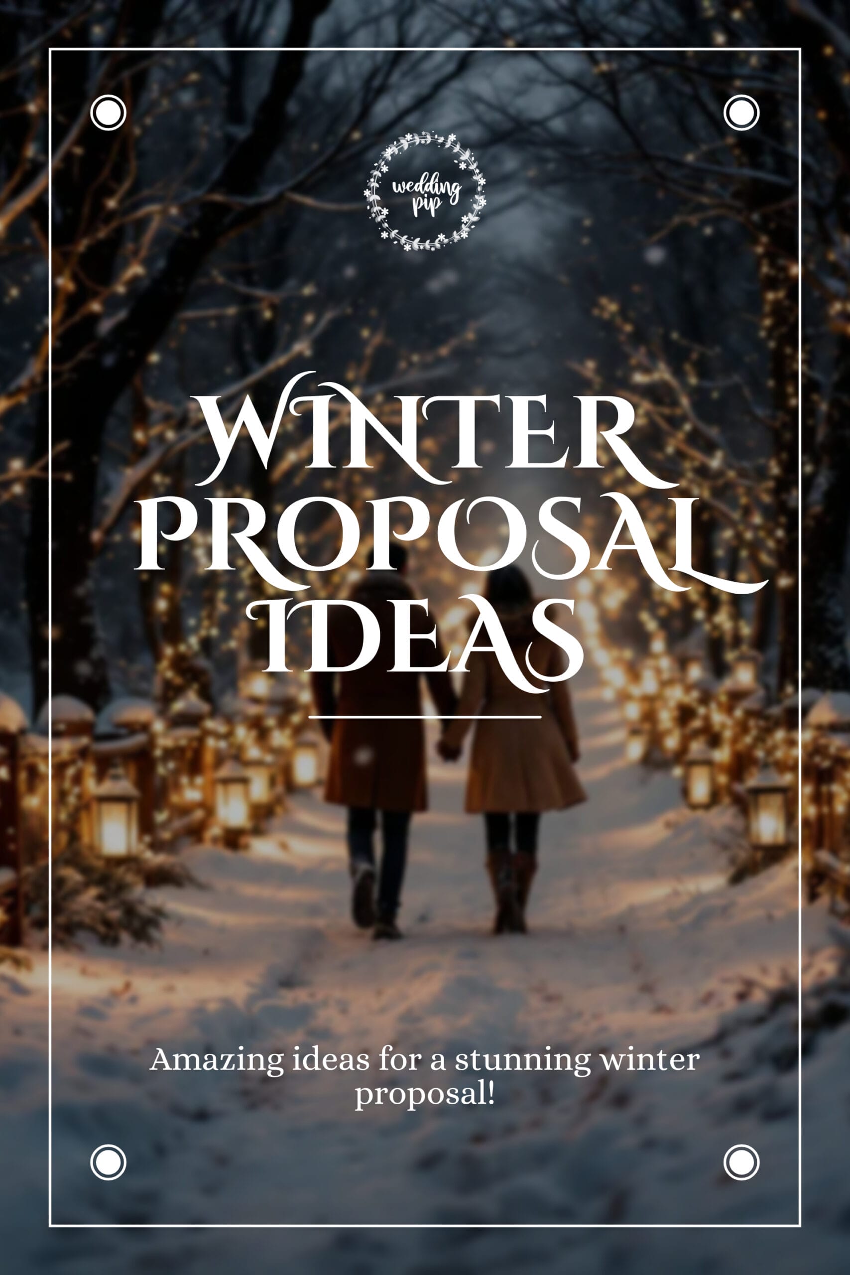 Winter Proposal Ideas: 35+ Magical Ideas for the Perfect Moment via @weddingpip
