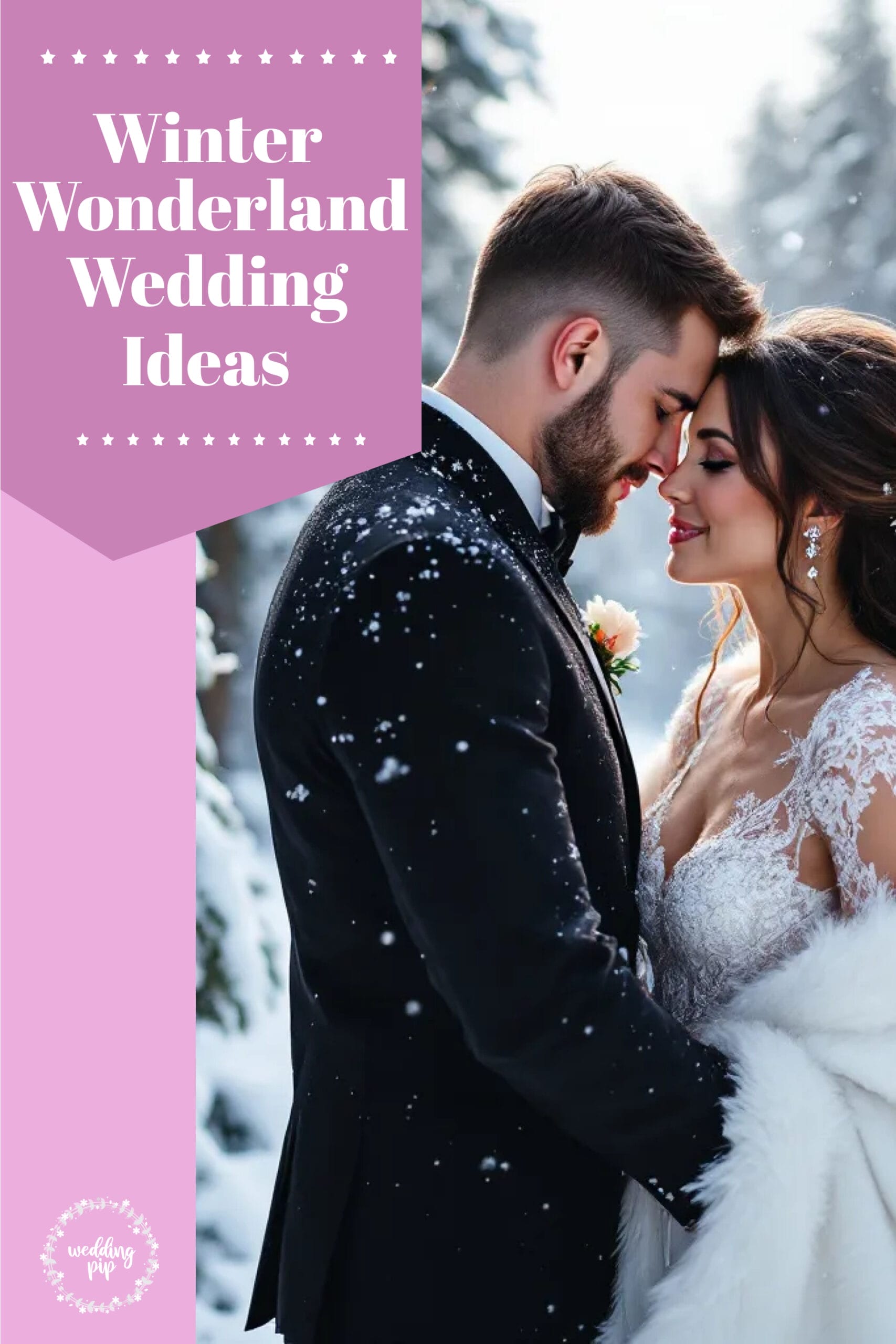 Discover a treasure trove of ideas to make your winter wonderland wedding truly magical. ❄️✨ Click to uncover the best inspirations and tips! #WinterWedding #WeddingInspo via @weddingpip