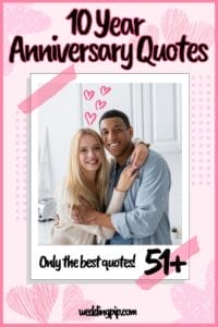 10 Year Anniversary Quotes Pinterest Pin