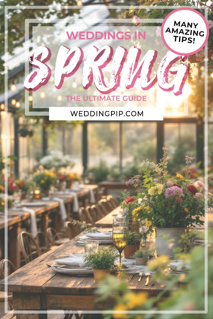 Weddings in Spring – The Ultimate Guide (2025) via @weddingpip