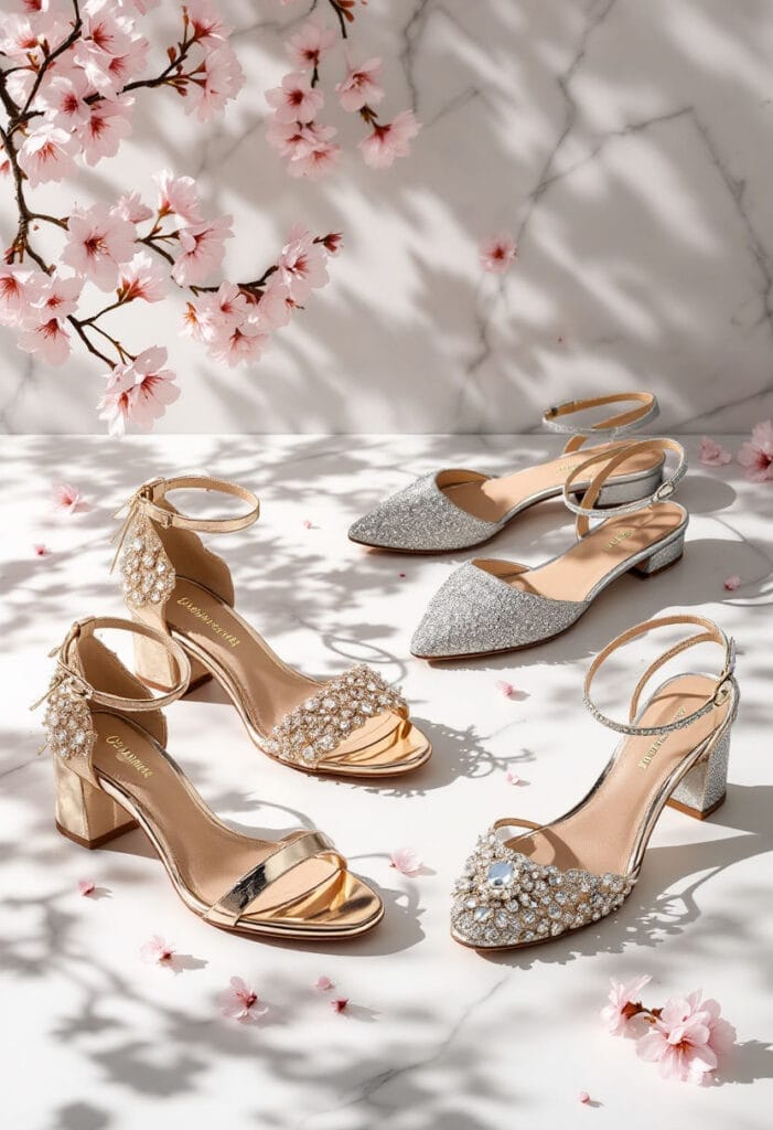 Footwear for a Spring wedding