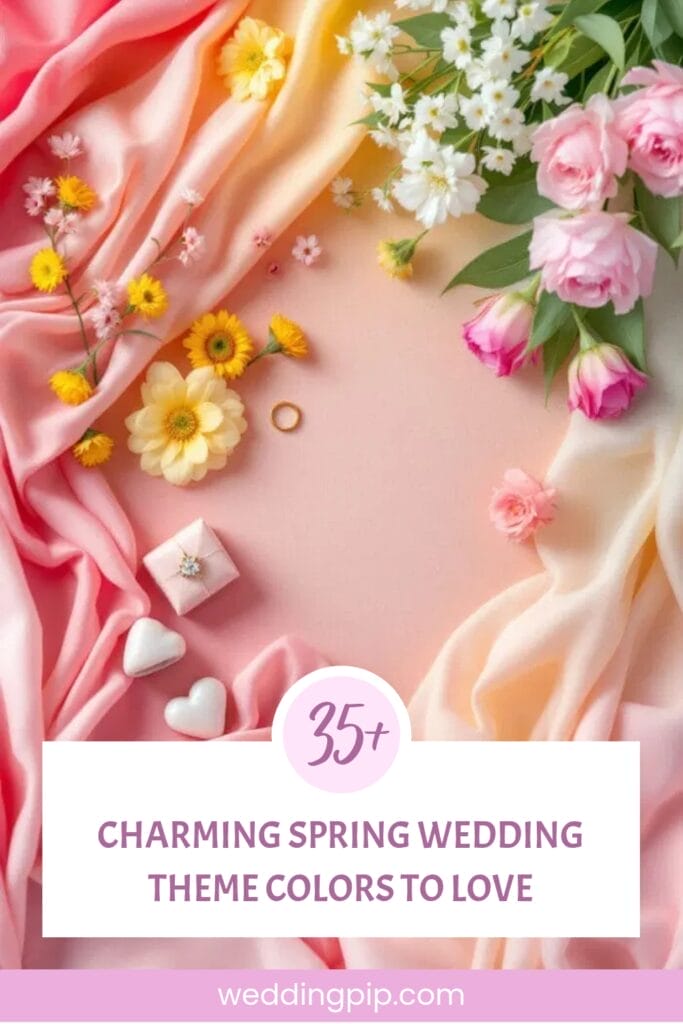 Spring colors for a wedding Pinterest Pin (1)