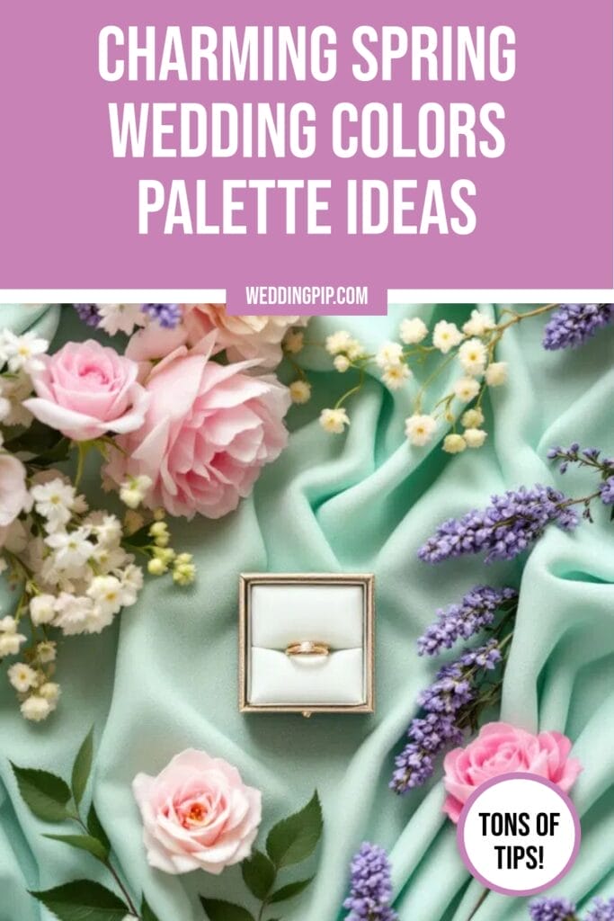 Spring colors for a wedding Pinterest Pin (3)