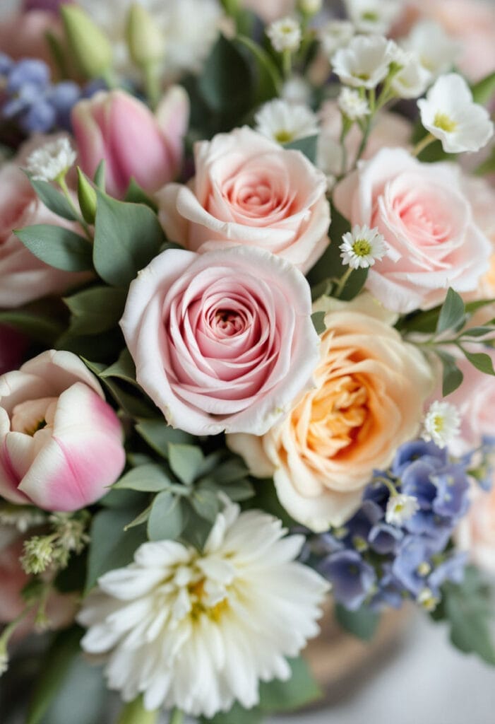 Spring wedding bouquet