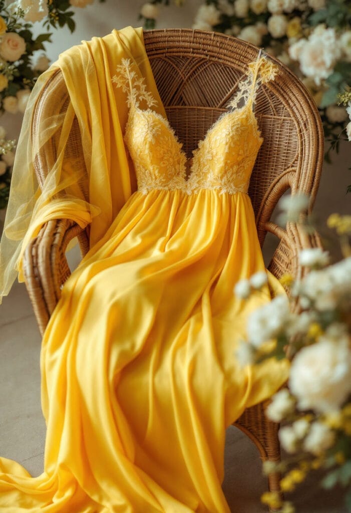 Spring wedding colors true joy dress