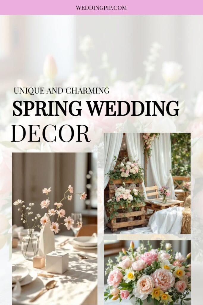 Spring wedding decor ideas Pinterest Pin (1) Spring wedding decoration ideas Pinterest Pin (1)