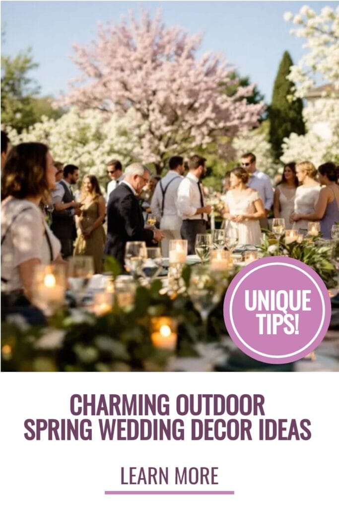 Spring wedding decoration ideas Pinterest Pin (2) Spring wedding decor ideas Pinterest Pin (2)