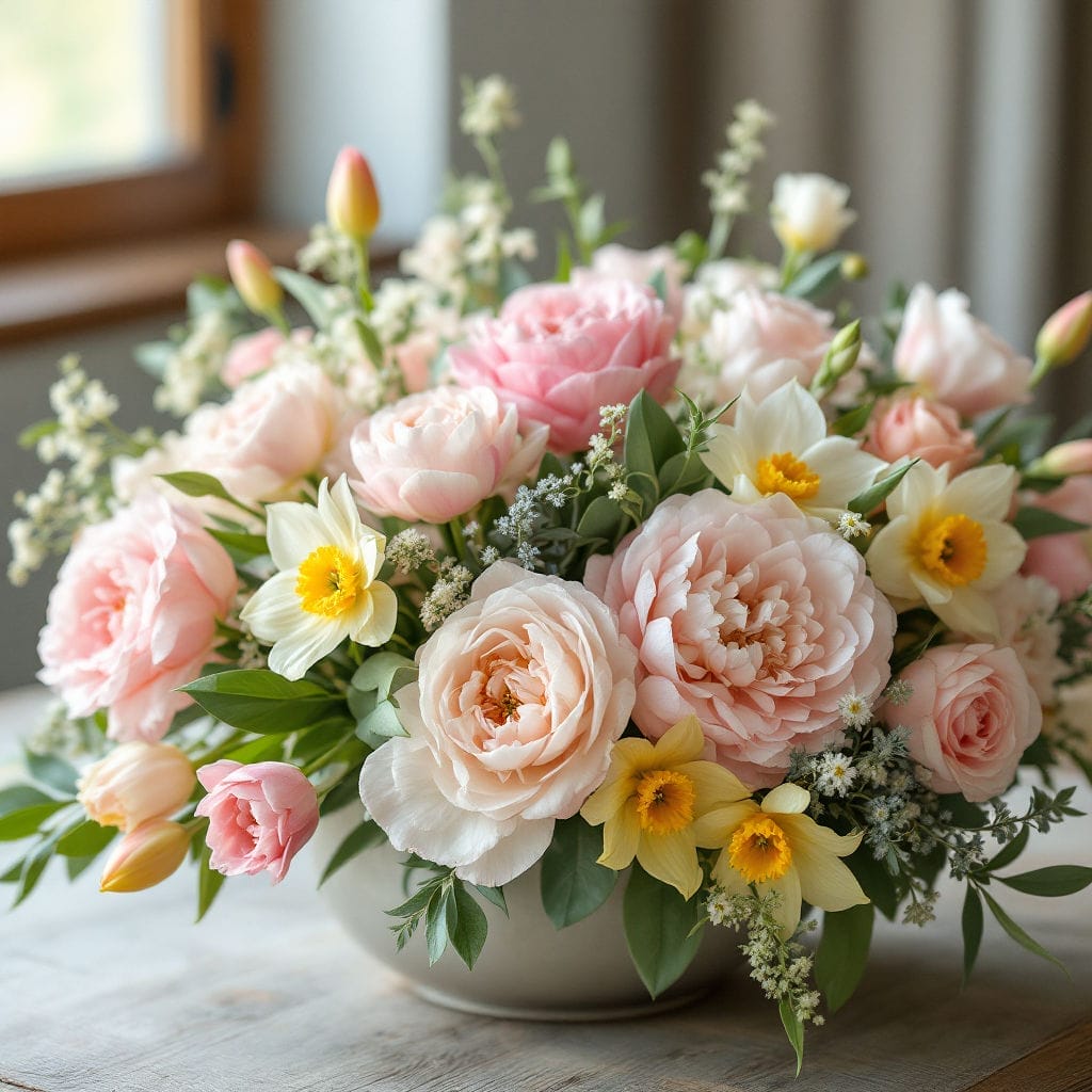 Spring wedding flowers (2) Spring wedding flowers in a vase