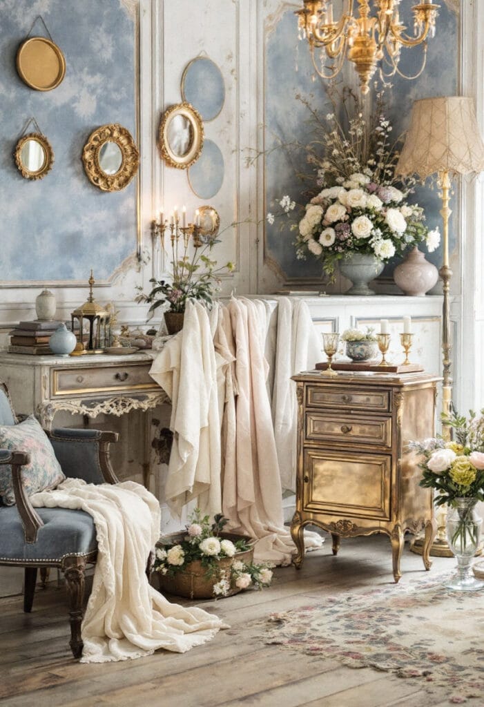 Vintage spring wedding color palette