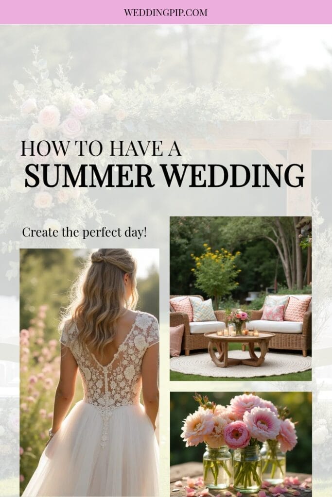 Summer Wedding Planning Pinterest Pin