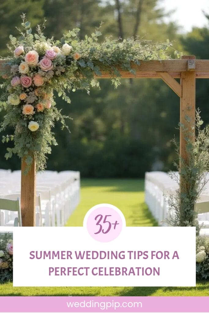 How to Have a Summer Wedding Pinterest Pin