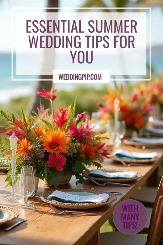 Summer Wedding Planning Pinterest Pin