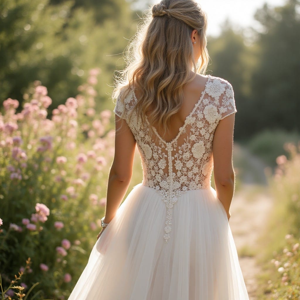 Wedding in summer (1) Bride summer wedding dress
