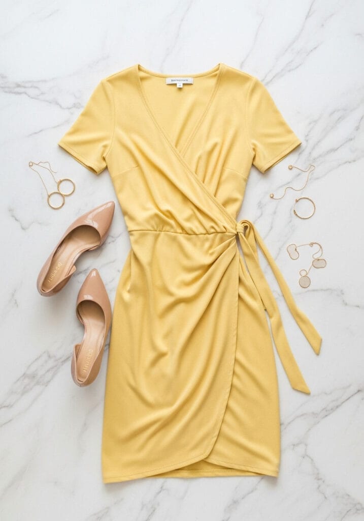 wedding guest long dresses for summer (4) Yellow short sleeves guest summer wedding dress